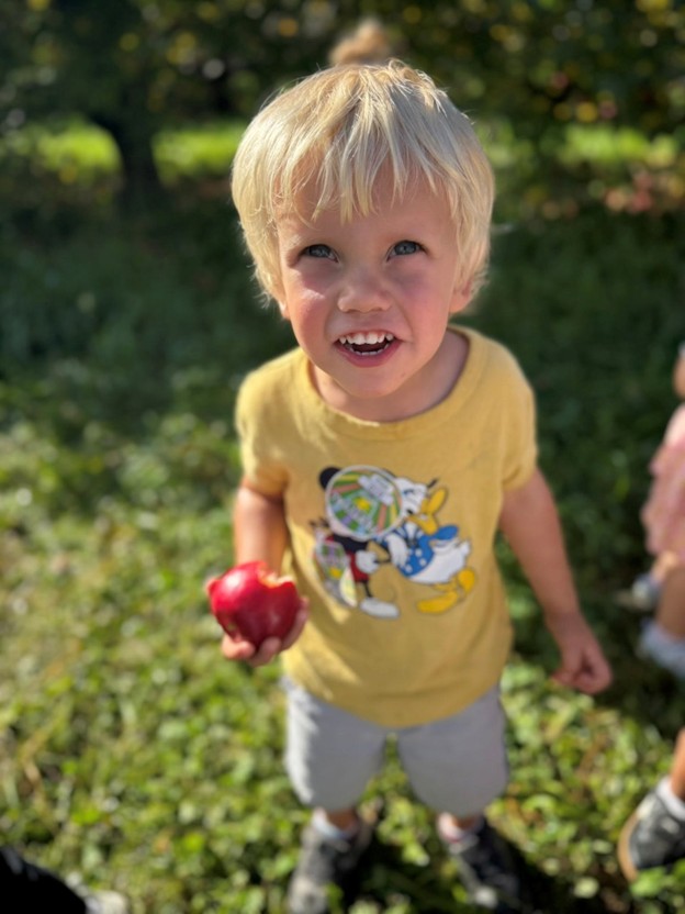 Happy child at Hometown Preschool